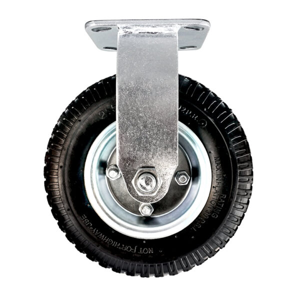 Koło transportowe pneumatyczne pompowane stałe 218 mm – nośność 100 kg